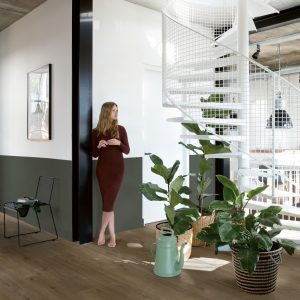 Linen oak dark brown