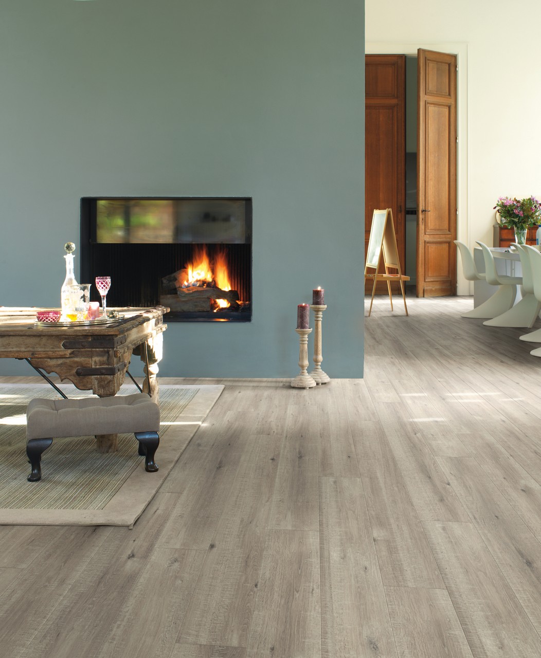 Saw cut oak grey